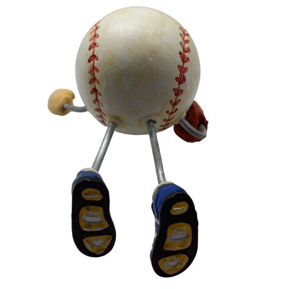 Anthropomorphic Baseball Character Hanging Ornament Novelty Cap Shoes - Picture 6 of 6